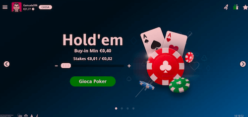 Nuovo Client Web Poker Per Sisal!